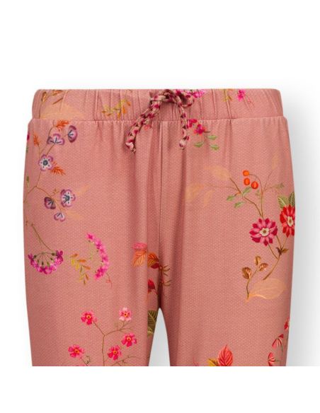 Pantalon long imprimé floral KAWAI PIP STUDIO Rose