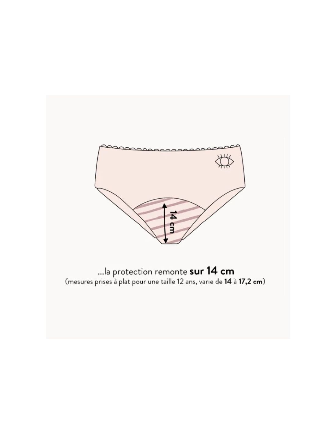Culotte Menstruelle Modibodi Pour Adolescentes - Bikini Sans Coutures Noir - Débit Modéré 30ml - Lavable, Réutilisable - Taille Mi-haute
