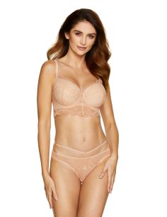 Soutien-gorge GORTEKS coque dentelle Charlize beige