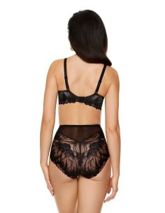 Soutien-gorge GORTEKS rembourré coque dentelle Moon noir 2