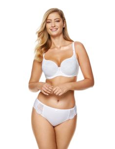 Soutien-gorge GORTEKS rembourré coque dentelle Moon noir