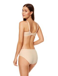 Soutien-gorge GORTEKS rembourré coque lisse Luna beige 2