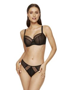 String GORTEKS brodé ADELE Noir