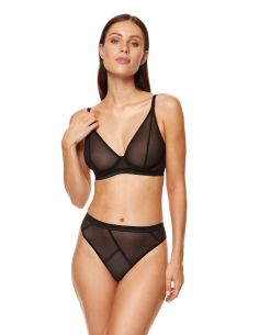 String GORTEKS LARA avec ceinture large noir