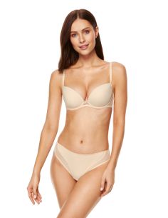 String GORTEKS ZARA en tulle beige