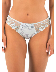 Broderie suisse multicolore sur les panneaux latéraux, à l’avant Imprimé ultra doux sur le devant et dos Délicat détail noeud ce