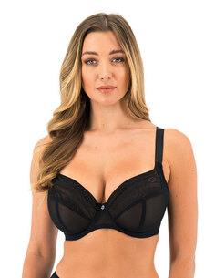 Larges armatures pour un confort et un maintien garantis Coupe plongeante pour un décolleté plus profond Bonnet trois pans avec 