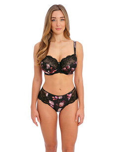 Imprimé ultra doux sur le devant et dos Stretch au dos des jambes et sur le devant de la taille Noeud délicat à l’entre-seins 2