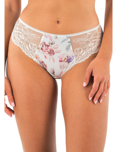 Imprimé ultra doux sur le devant et dos Dentelle stretch sur le devant des jambes Joli charm sur la ceinture, à l’avant