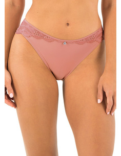 Tissu doux et souple sur le devant et au dos Dentelle stretch sur le devant et à l'arrière des jambes Décor argenté sur le devan