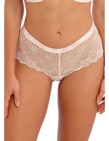 Magnifique dentelle stretch sur le devant et au dos Ceinture imprimée