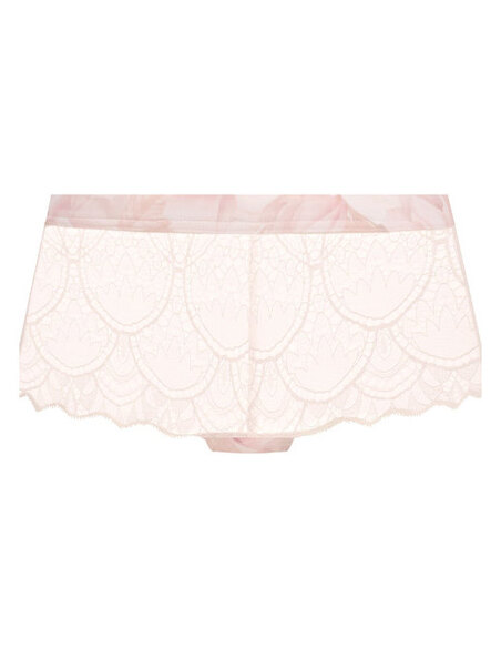 Magnifique dentelle stretch sur le devant et au dos Ceinture imprimée